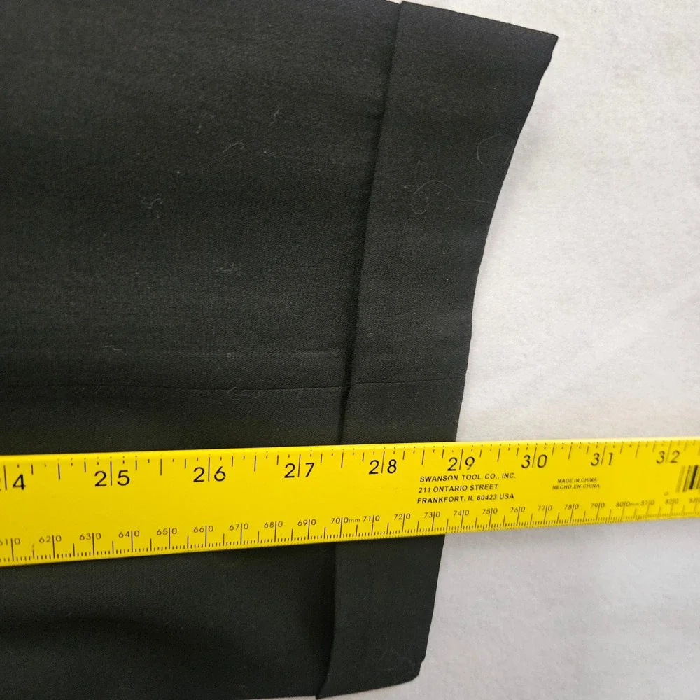 Vtg Hickey Freeman Corrigan Twill 3 Button Suit Black Wool Blazer Pants 43R 35W